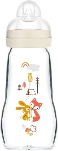 MAM Feel Good Glass Bottle (260 ml, Unisex)