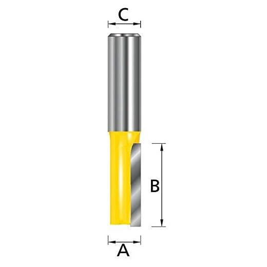 Makita Fraeser Nut Einschneider, 6 mm, D-10039