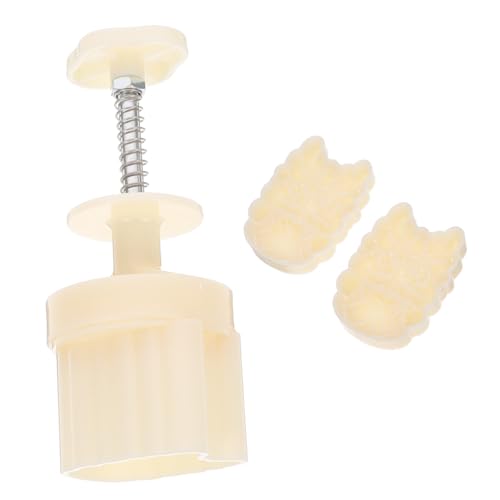 FUNOMOCYA 1 set Reusable Moon Cake Hand Press Dessert for Home Baking Non Stick Cookie Stamps for Mid Autumn Festival Treats Easy to Use and Clean