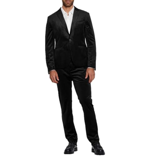 Veste homme GUESS Fulham blazer velours côtelé paisley chic moderne