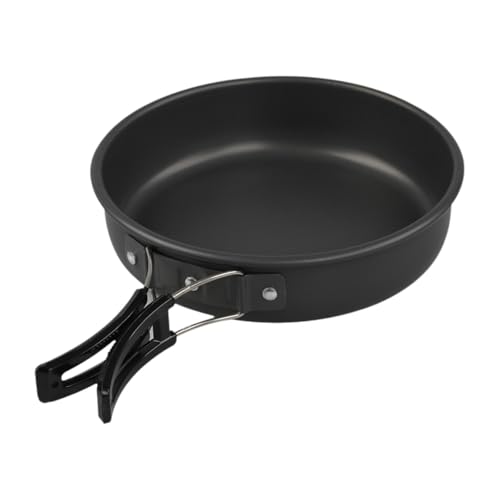 Yiju Camping Frying Pan Portable Camping Skillet for Backpacking Outdoor Barbecue