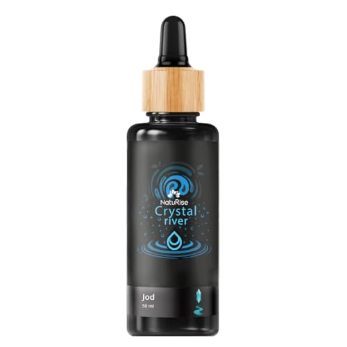 NatuRise - Yodo, Crystal River, 50 ml, gotas con yoduro de potasio
