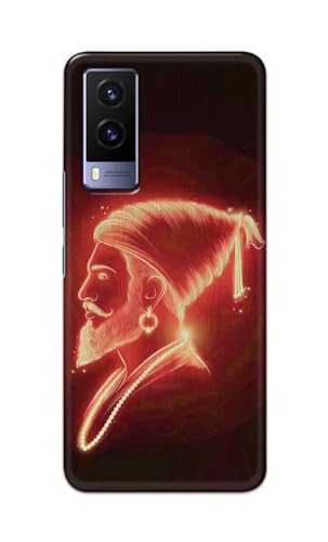 Image of PRINTFIDAA Printed Hard Back Cover Case for Vivo V21e 5G Back Cover (Chatrapati Shivaji Maharaj) -112
