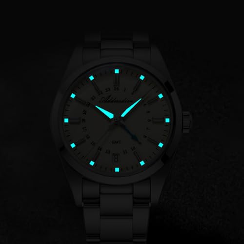 Addiesdive AD2065 36mm 515 GMT Mens Watch Sapphire Crystal Glass BGW9 Luminous 10Bar Water Resistant