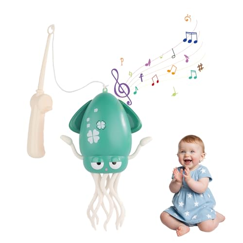 Hindernis Vermeiden Dancing Oktopus Spielzeug - Partyspiele Freund Kindertag, Control Remote Oktopus Krake Animals Geschenk Ideen, Simulierter Angeln Led Lichteffekten USB Ladung