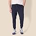 Amazon Essentials Men's Relaxed Joggers Sweatpants, Fleece, Comfortable Fit, Navy, Medium
