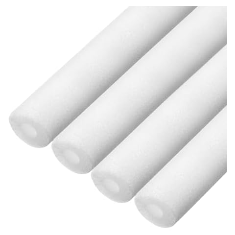 sourcing map 8pcs Pipe Insulation Foam Tube Cover