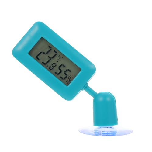 Sosoport Accurate Reptile Box Thermometer Indoor Space Thermohygrometer for Tortoise