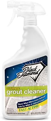 Ultimate Grout Cleaner for Tile Floors Blasts Away Years of Dirt and Grime Making Cleaning Easy. This Heavy Duty Spray Cleaning Solution Produces Amazing results, and it is Safe for Colored Grout and Natural Stone. (1 Quart)
