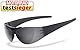 HELLY® - No.1 Bikereyes® | Bikerbrille, Motorradbrille, Motorrad Sonnenbrille | TESTSIEGER: beschlagfrei, winddicht, bruchsicher | TOP Tragegefühl | Brille: moab (smoke [527])