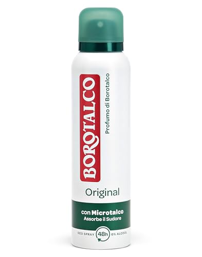Roberts Borotalco 4x BOROTALCO ROBERTS Original Deo Déodorant Spray 150 ml 0% d'alcool ! 48h !