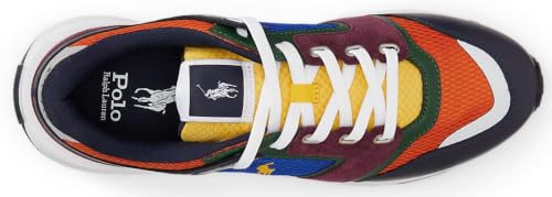 Image of POLO RALPH LAUREN Train 89 Suede & Oxford Sneakers