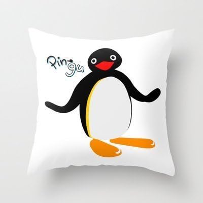 ZFSaleStore Pingu Decorative Pillow Case 18 x 18 inch