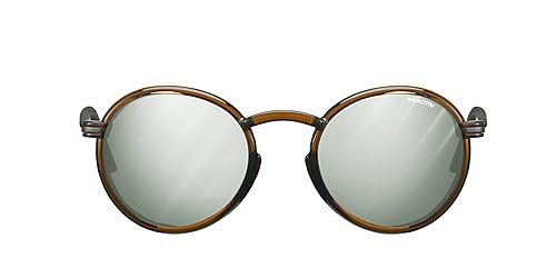 Julbo Men's Classic Polarized Round Sunglasses, Black, S3