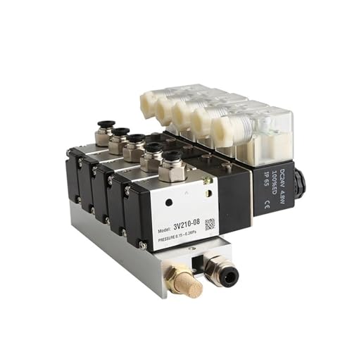 Bloc électrovannes 3V110-06-NC AC220V pour automatisation d'atelier de menuiserie