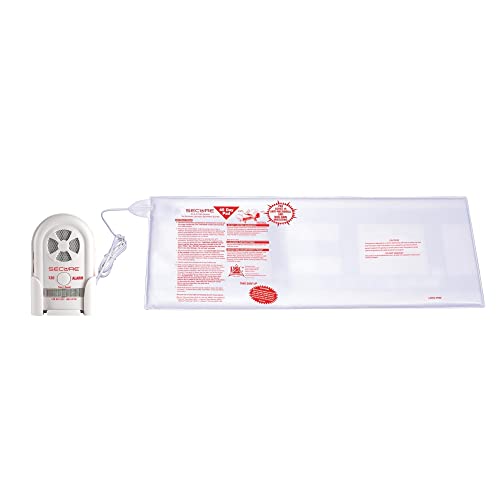 Secure Safety Solutions 45BSET-5 Secure Bed Alarm For Elderly Adults - 80-120 Db Patient Alarm Monitor And 12 Inch X 30 Inch Pressure Sensor Pad thumb #3