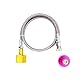 Soda Machine CO2 Adapter Quick Connection Hose Direct Connection from CO2 Tank to Soda Machine, Compatible with Terra Art Gaia Duo Aqua Fizz Machine that Use Pink CO2 Cylinder