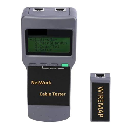 ポータブル LCD ネットワークテスター メーター RJ45 Cat5e Cat6 UTP シールドなし LAN ケーブルテスター & メーター RJ11 電話ケーブル LCD ディスプレイ付き ライン検出器