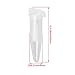 BQLZR 0.5ml Lab Transparent Graduated Micro Plastic Tube Centrifuge Vial Snap Cap 1000 Pack