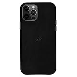 Bullstrap Premium Leather Phone Case Compatible with Apple iPhone 11, Black Edition