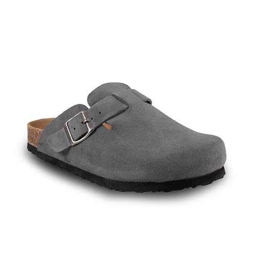 Image of EMMA NEW YORK Womens Clogs Mules Slip-On for Women with Arch Support Cork Footbed Potato Shoes