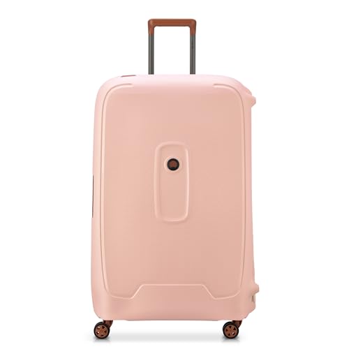 DELSEY Paris - MONCEY - Valise Grande Taille Rigide Matière Recyclée - 82x53x33 cm - 117 litres - XL - Rose