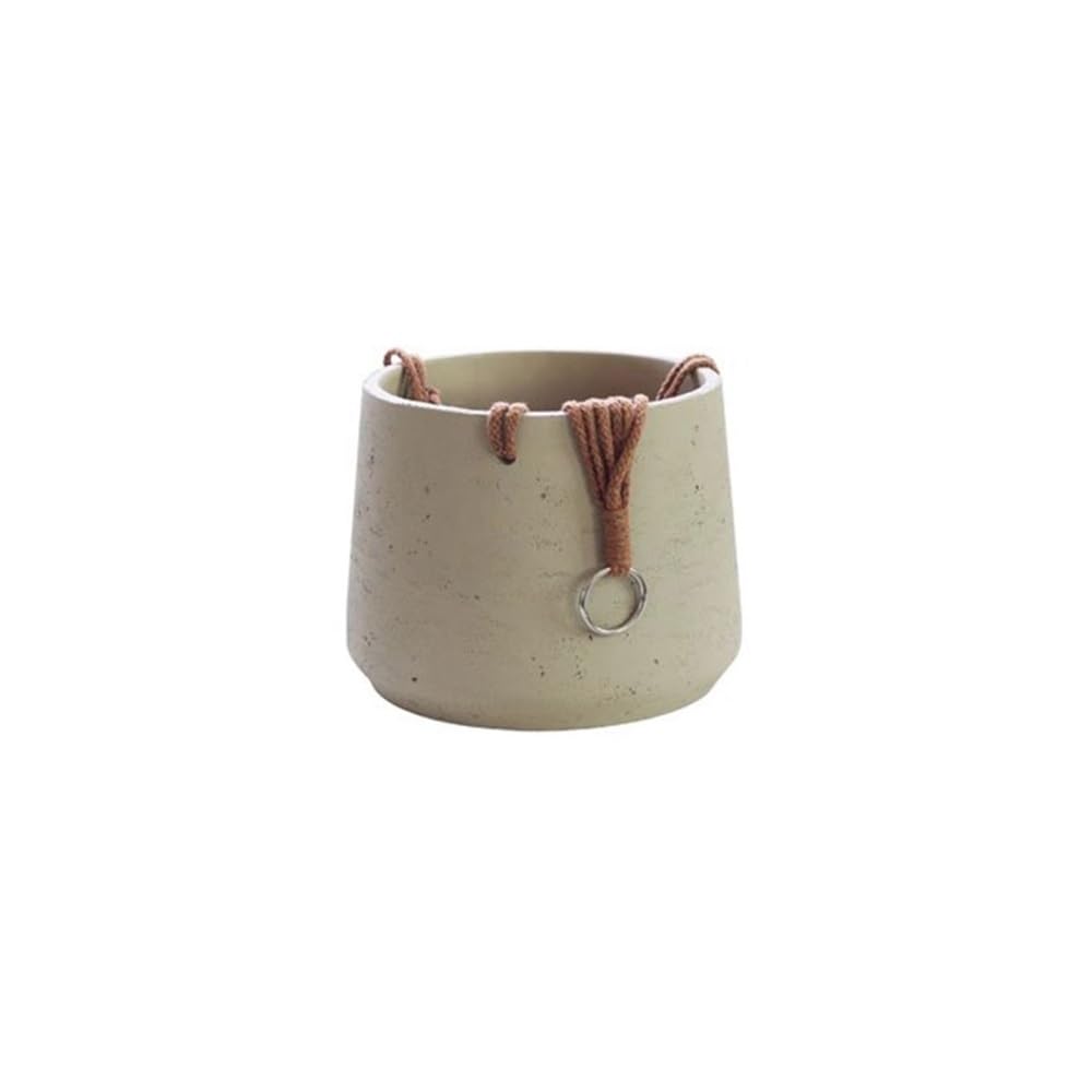 Jardinière murale suspendue beige L pour orchidée de balcon