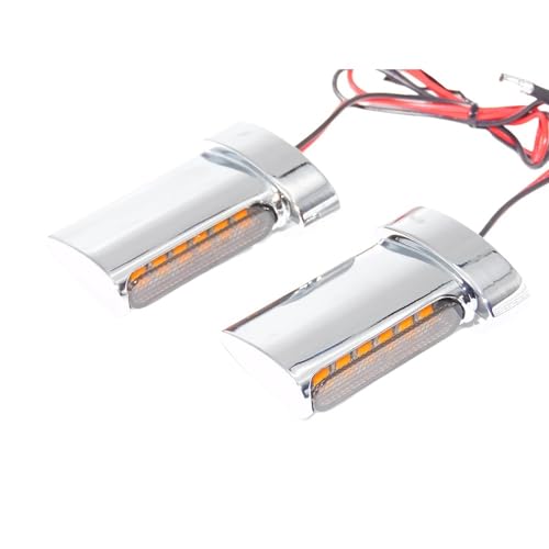 Clignotants arrière pour moto double éclairage ambre blanc custom