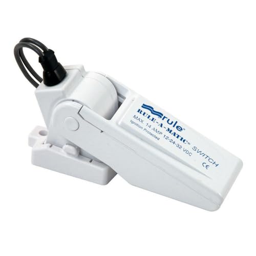Rule 35A Marine Rule-A-Matic Switch - 12V Automatic Bilge Pump Switch - Mercury Free, Durable, Reliable, and Easy to Install