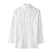 ZooBoo Traditional Long Sleeve Tang Kung Fu Uniform Men's Shirt (White, XXL)