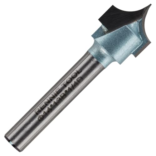 Image of Rennie Tool 14mm Cut x 7mm Radius x 1/4" Shank TCT Roundover Router Bit