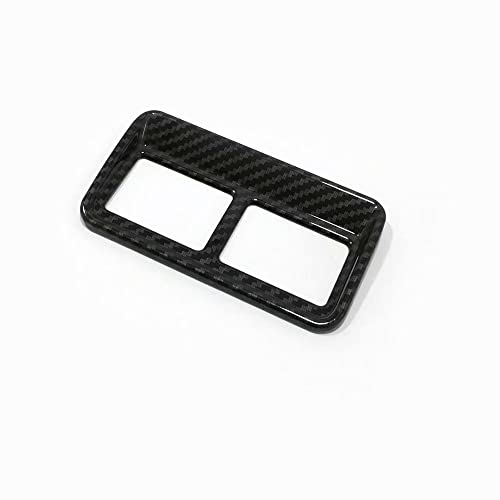 Cubierta de botón de interruptor de faros Jaguar F-PACE soluciona desgaste fibra de carbono 4
