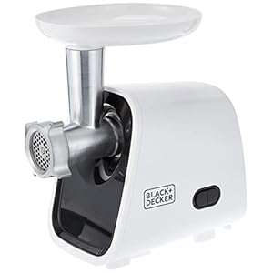 BLACK+DECKER 1500W 3-in-1 Meat Mincer/Grinder/Sausage Maker White FM1500-B5 2 Year Warranty