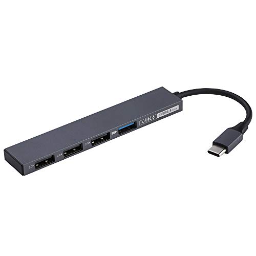Digio2 USB Type-C ハブ Type-A 4ポート UH-C3194GY