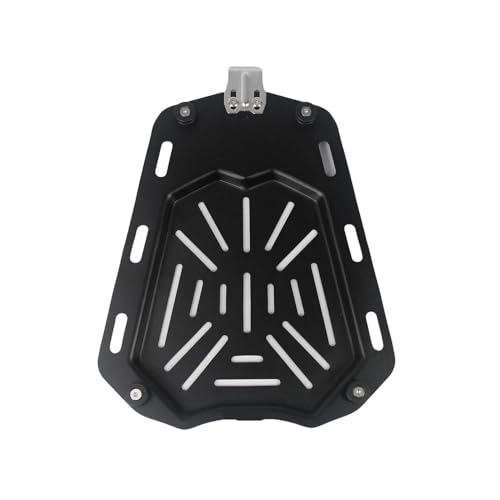 Coffre de casque sécurisé avec support de plaque base moto pour charges lourdes