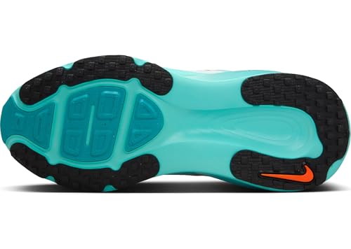 Nike Vomero 18 Big Kids' Road Running Shoes (HQ2157-103, Summit White/Dusty Cactus/Geode Teal/Black)4