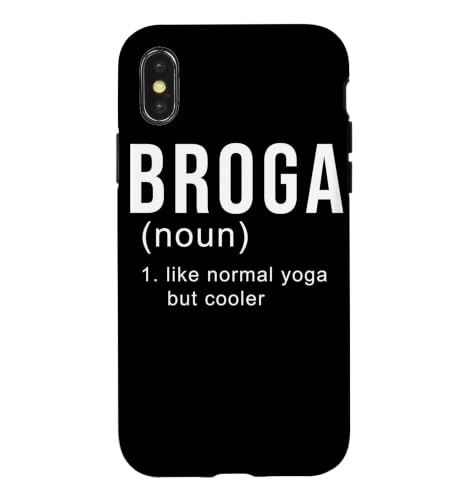 Broga Yoga for real Men match bros Namaste Boys Bromance �X�}�z�P�[�X iPhone X/XS �p