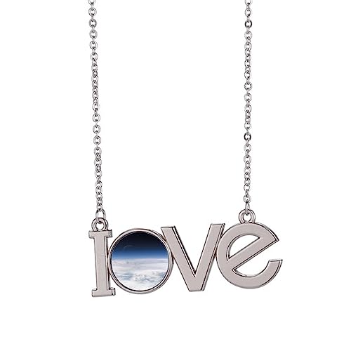 Collier nuages blancs pendentif romantique taille M pour femme tendance et élégante