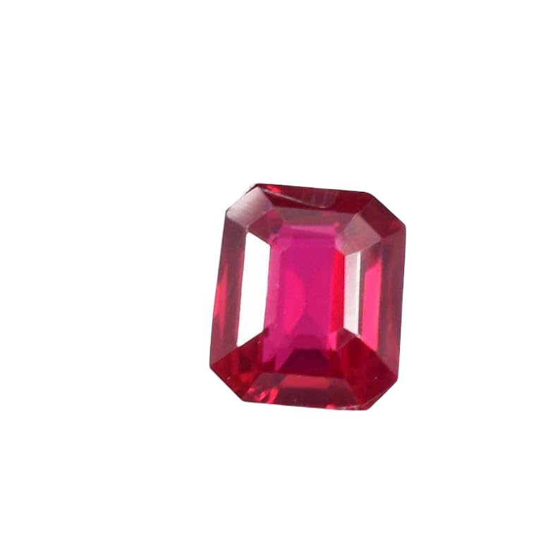 Rubis naturel de prestige 13 x 11 mm pour haute joaillerie