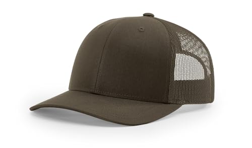 Image of Richardson 112 Trucker Hat - Premium Adjustable Snapback Hat - Structured Six Panel Richardson Blank Caps