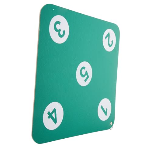 Garneck Portable Fencing Target Sturdy Wall Mounted Dual Sided Practice Board for Fencing Training Lightweight and Durable Design for Indoor Use Deep