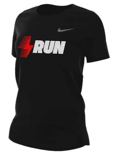 Image of Women's Nike x TCRC Legend Short Sleeve Tee (010 - Black /White /Red)