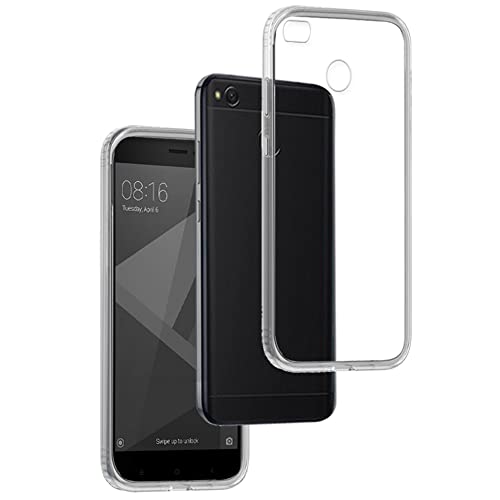 Funda Carcasa Gel Transparente para XIAOMI REDMI 4X, Ultra Fina 0,33mm, Silicona TPU de Alta Resistencia y Flexibilidad