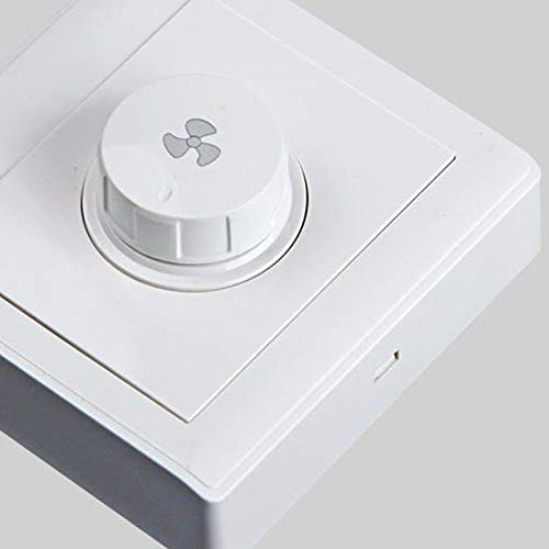 ganata lot de 2 ventilateurs de plafond régulateur de vitesse en continu interrupteur de vitesse du ventilateur monté sur chenille