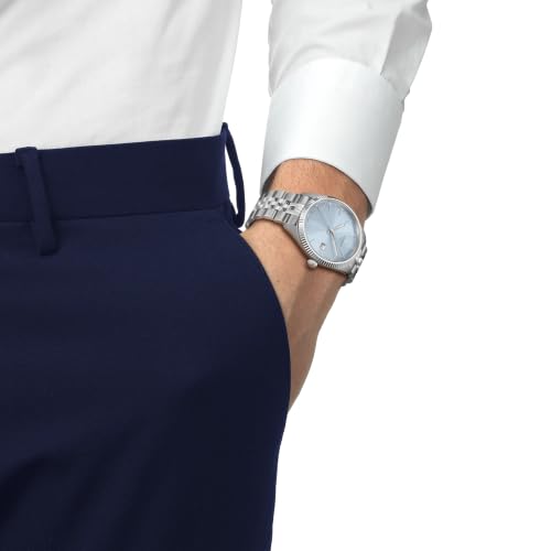 Image of Tissot Ballade, Swiss Quartz, 40mm, Ice Blue Dial, Men's Watch