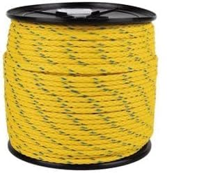CARRETE CUERDA NÃUTICA MULTIUSOS 12 MM 100 M AMARILLO/AZUL