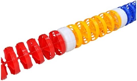 Floating Pool Safety Divider Lane Line - 3.3ft to 60ft Adjustable Pool Divider for Shallow Swimming Competitions, Nylon Material, Durable Lane Separation for Safe Swimming