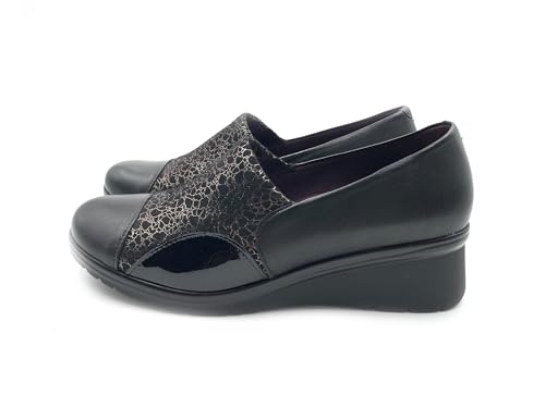 PITILLOS Mocasin Sport Lycra Mujer 3752 Color: Negro Talla: 38