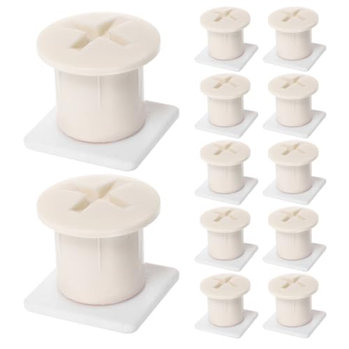 KALLORY 6 Juegos Tapones de Rosca de Seguridad Ajuste y Fácil Instalación para Toboganes Infantiles, Tapa de Plástico de Color Padres