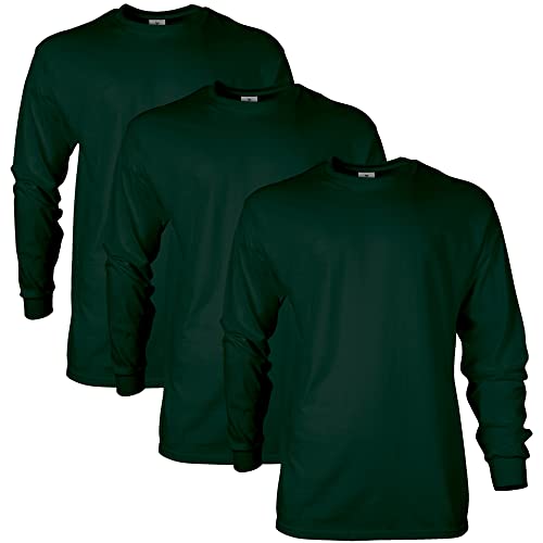 Image of Gildan Adult Ultra Cotton Long Sleeve T-Shirt, Style G2400, Multipack